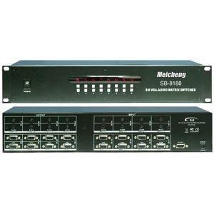 SB-8188，8X8 VGA視頻／音頻矩陣切換器
