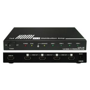 CLUX-14E_ HDMI V1.3 分配放大器 (1入4出)
